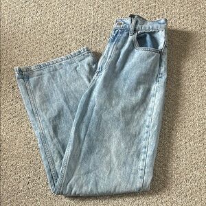Classic Light Wash Denim Jeans
